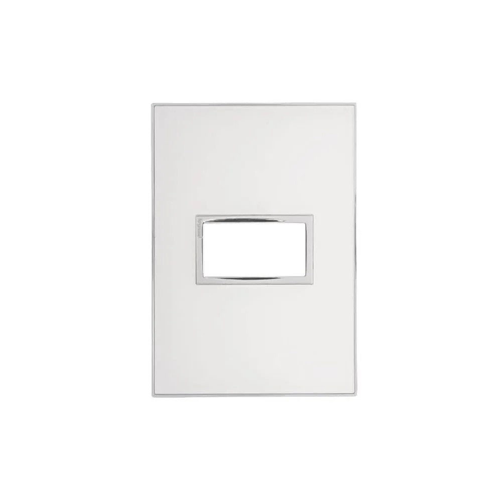 Placa 4x2 1 Posto Mirror Branco 575244 Arteor Legrand