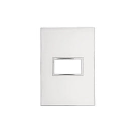 Placa 4x2 1 Posto Mirror Branco 575244 Arteor Legrand