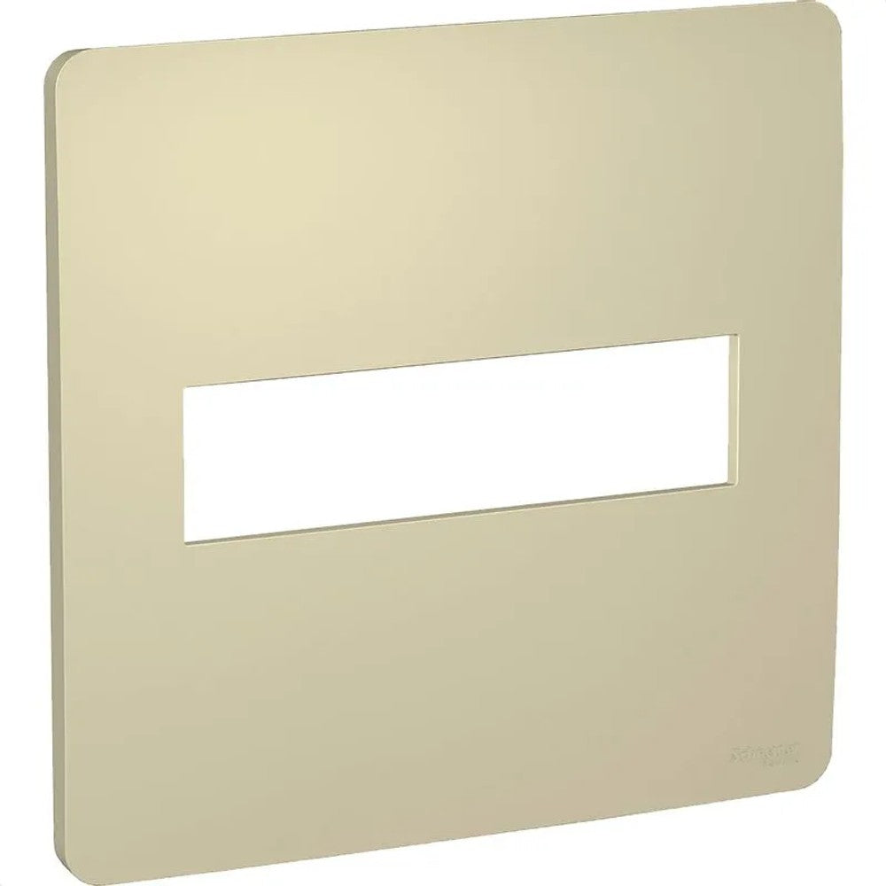 Placa 4x4 2 Postos Horizontal Gold Orion Schneider