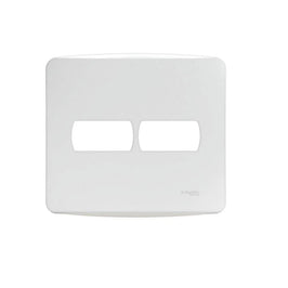 Placa 4x4 2 Postos Separados Branco 77420 Miluz