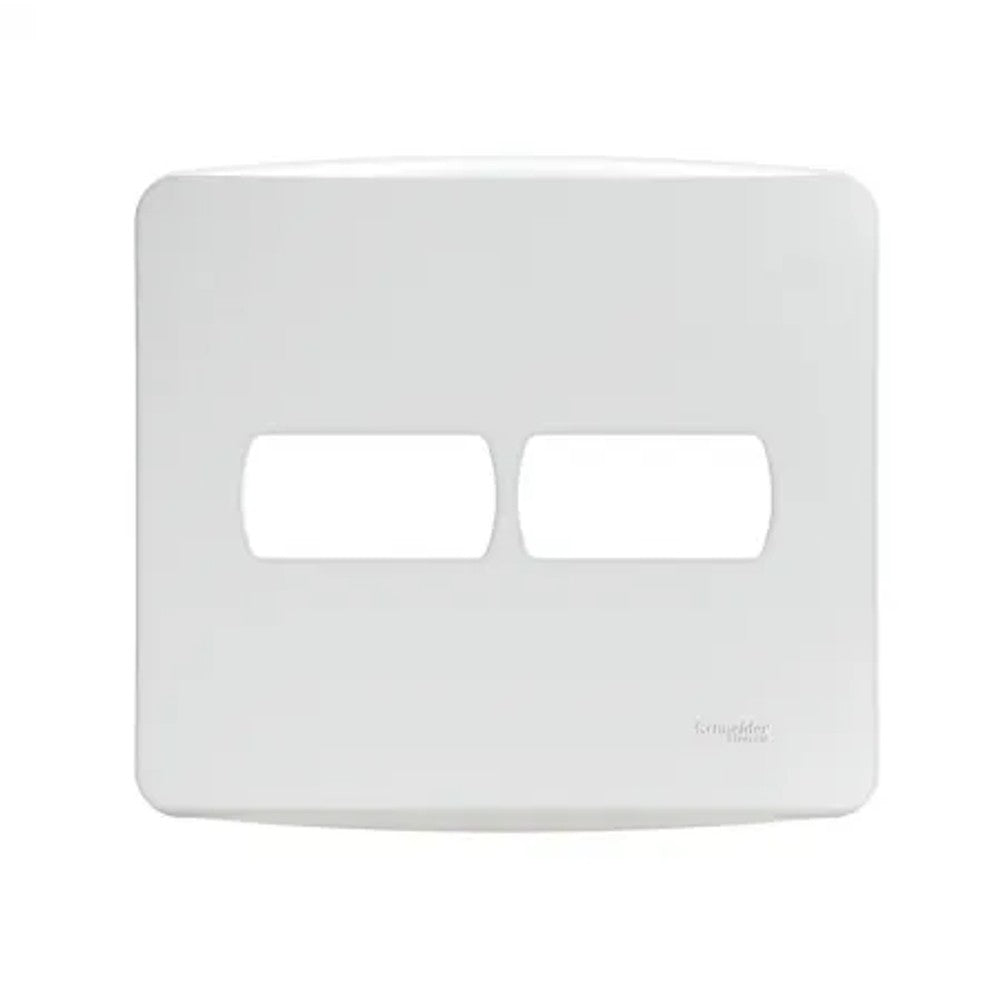 Placa 4x4 2 Postos Separados Branco Lunare 44421