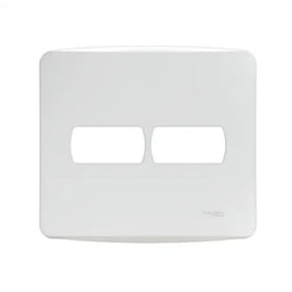 Placa 4x4 2 Postos Separados Branco Lunare 44421