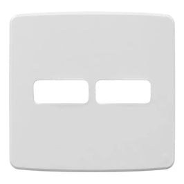 Placa 4x4 2 Postos Separados Branco com Suporte Composé WEG