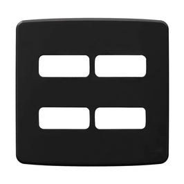Placa 4x4 4 Postos Separados Preto Composé WEG
