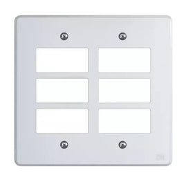 Placa 4x4 6 Postos Branco Premium Weg
