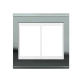 Placa 4x4 6 Postos Branco e Prata Concept WEG