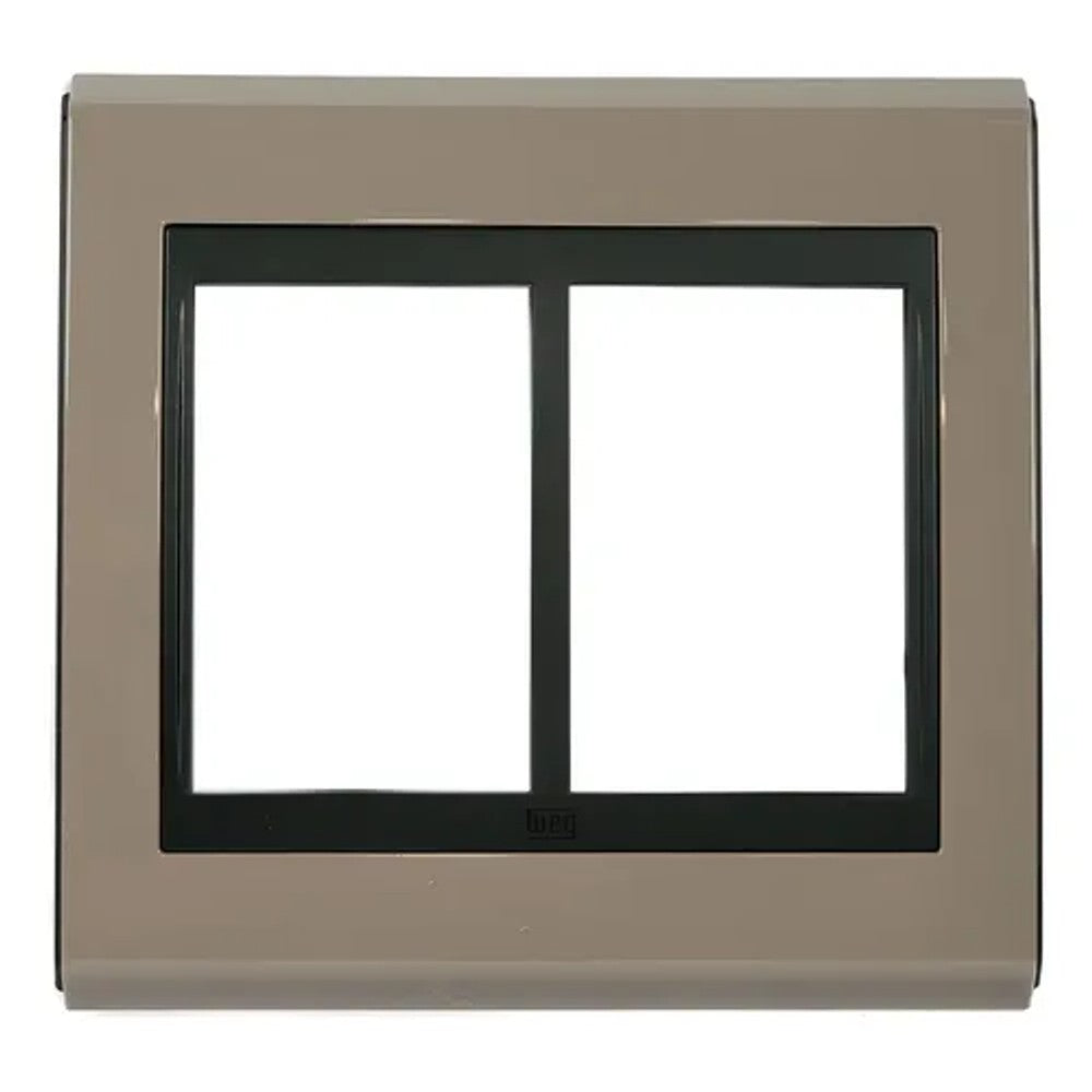 Placa 4x4 6 Postos Preto Argila Premium WEG