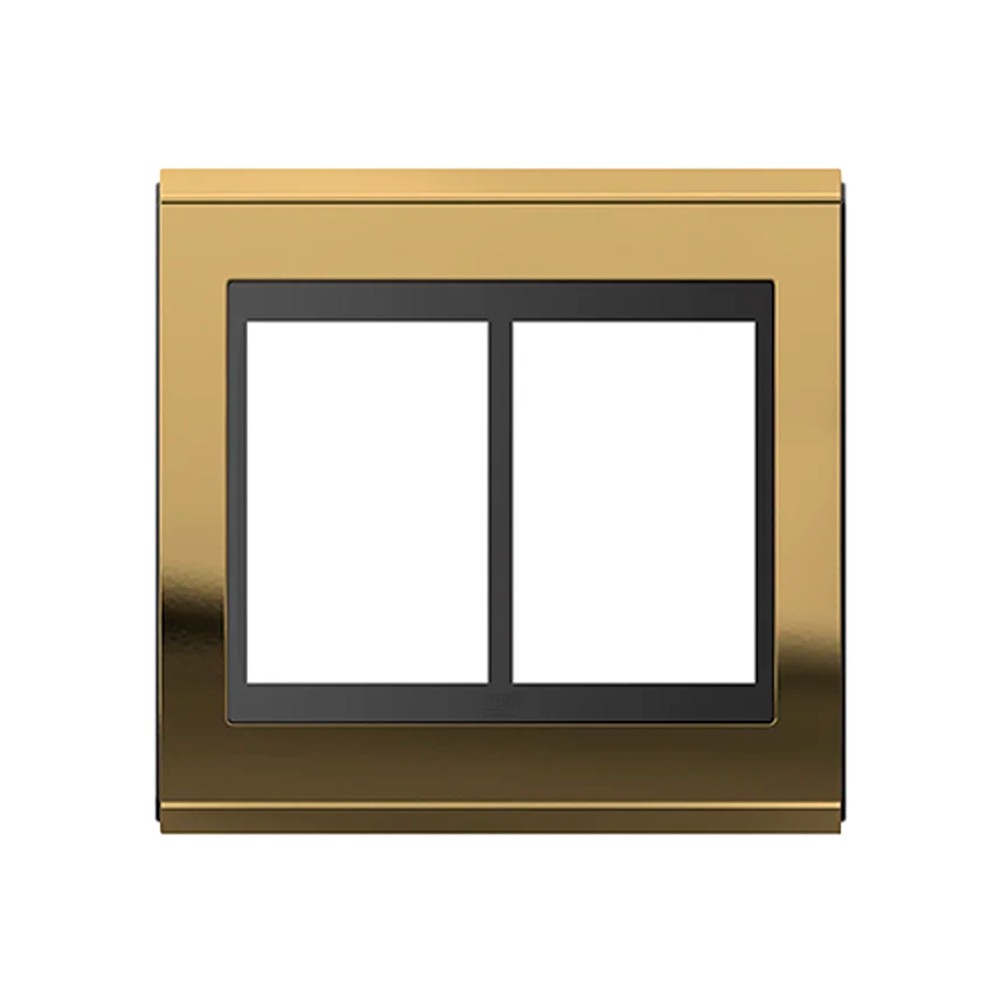 Placa 4x4 6 Postos Preto Ouro Concept WEG