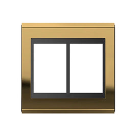 Placa 4x4 6 Postos Preto Ouro Concept WEG