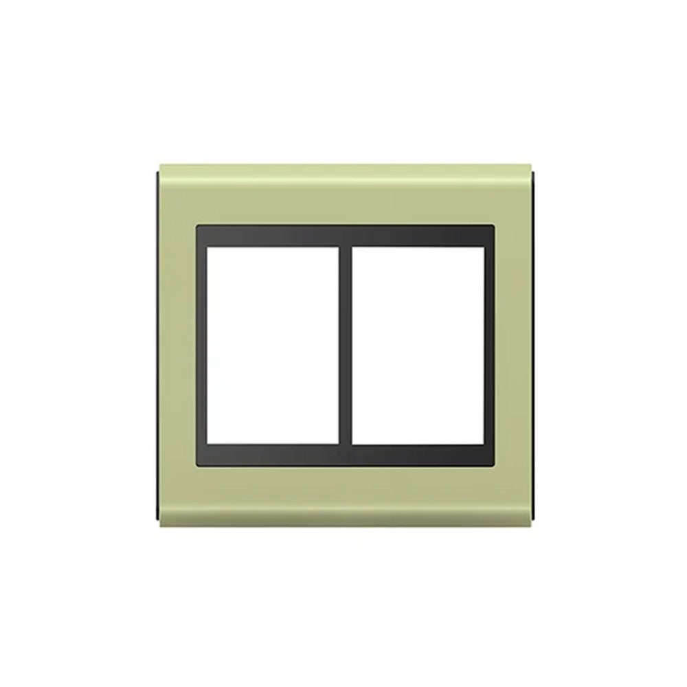 Placa 4x4 6 Postos Preto Pistache Premium Weg Refinatto Style