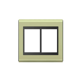 Placa 4x4 6 Postos Preto Pistache Premium Weg Refinatto Style