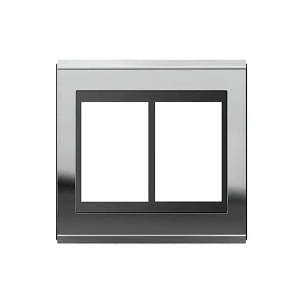 Placa 4x4 6 Postos Preto Prata Concept WEG