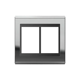 Placa 4x4 6 Postos Preto Prata Concept WEG