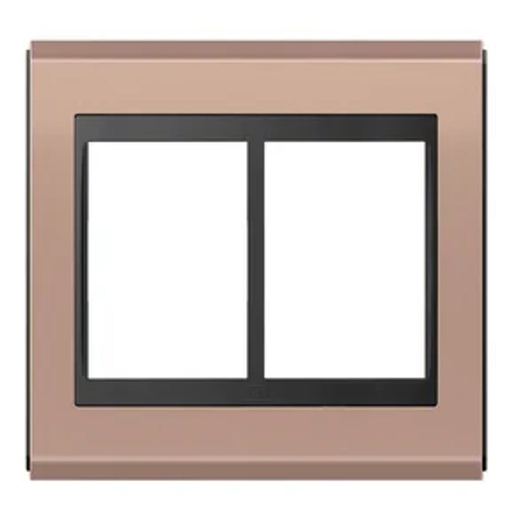 Placa 4x4 6 Postos Preto Rose Concept WEG