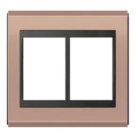 Placa 4x4 6 Postos Preto Rose Concept WEG
