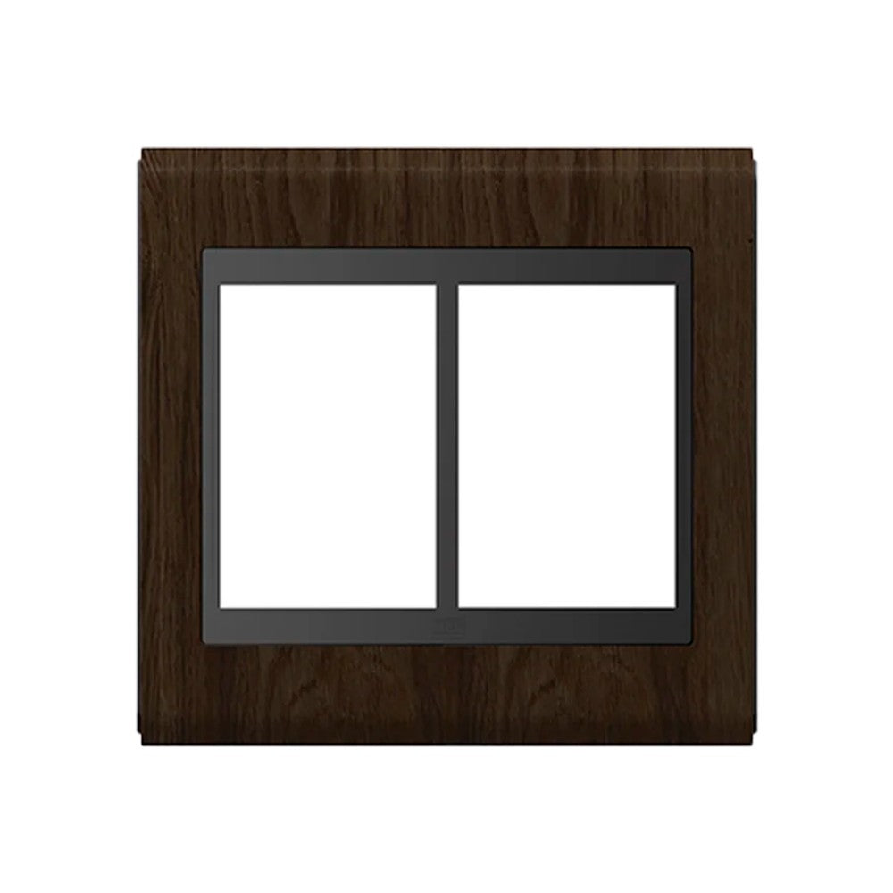 Placa 4x4 6 Postos Preto e Tabaco Concept WEG