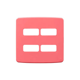 Placa 4x4 6 Postos Separados Rosa Composé WEG