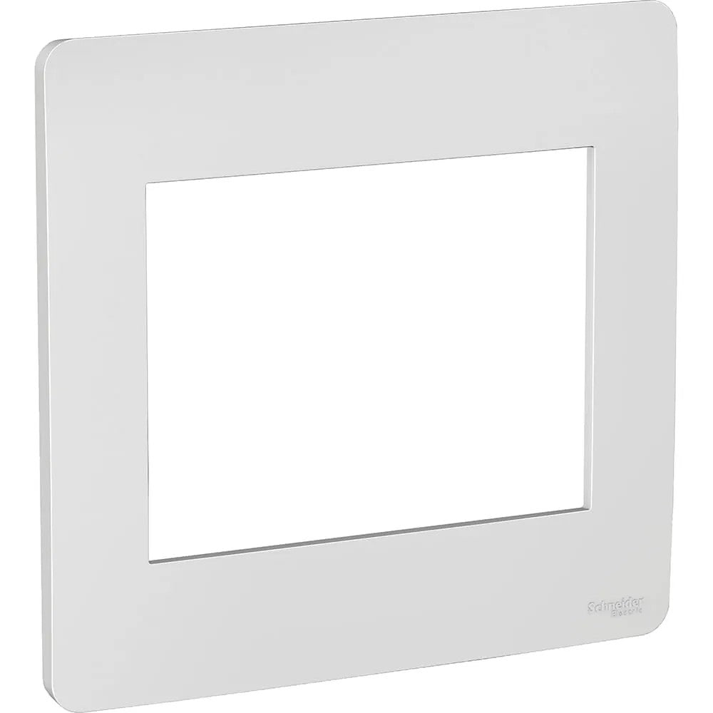 Placa 4x4 6 Postos Silver Schneider Orion S730203274