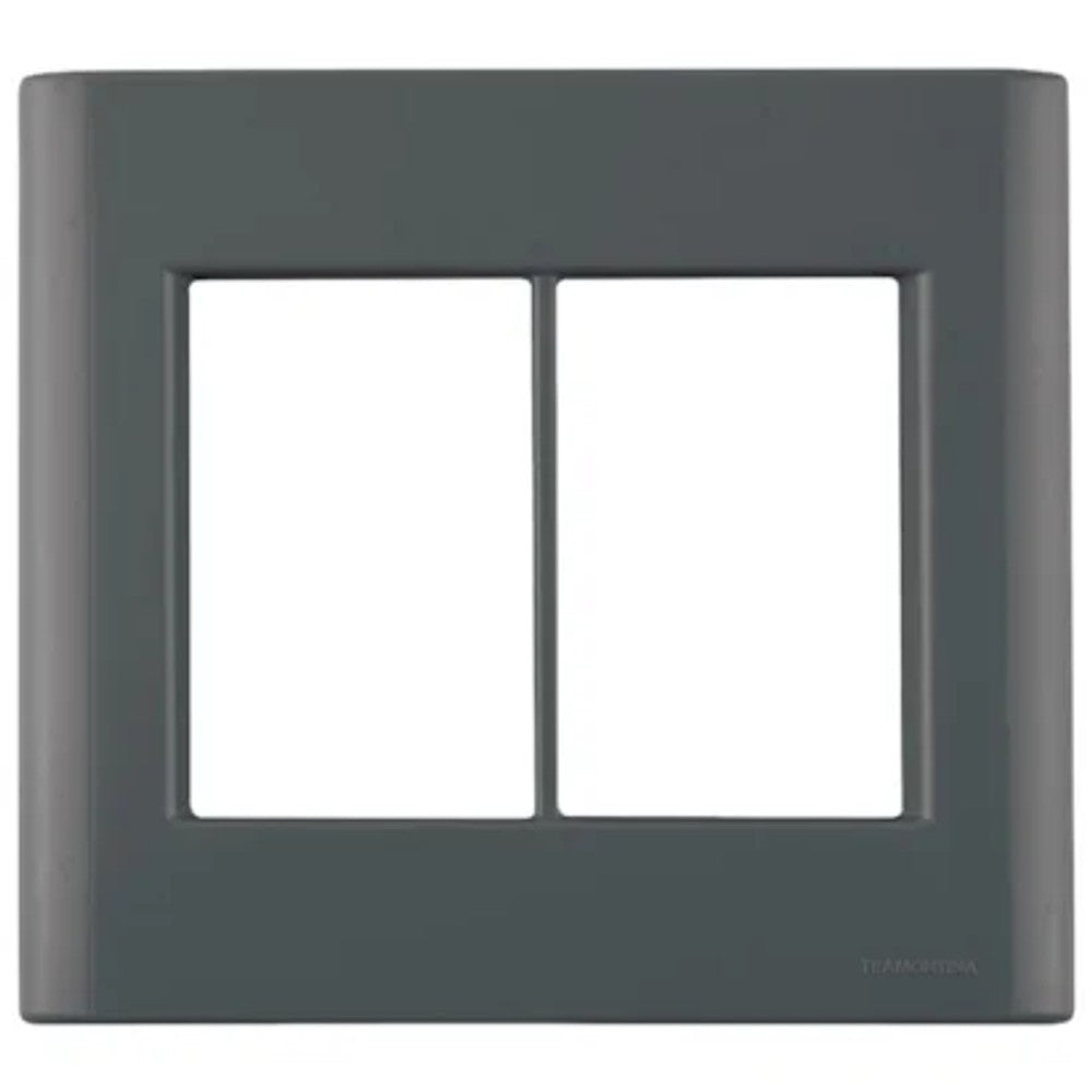 Placa 4x4 6 Postos com Suporte Grafite 57200078 Giz Tramontina