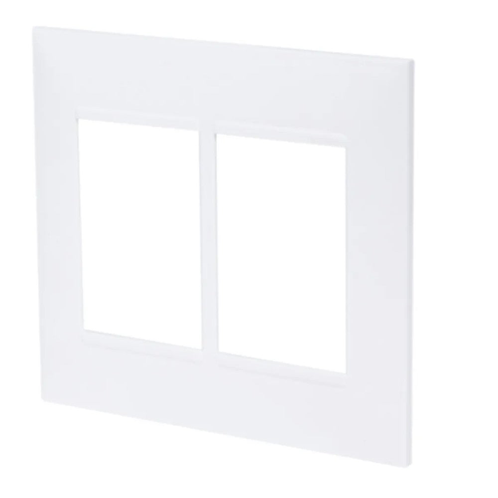 Placa 4x4 6P Branco 618516BC Plus+ Legrand