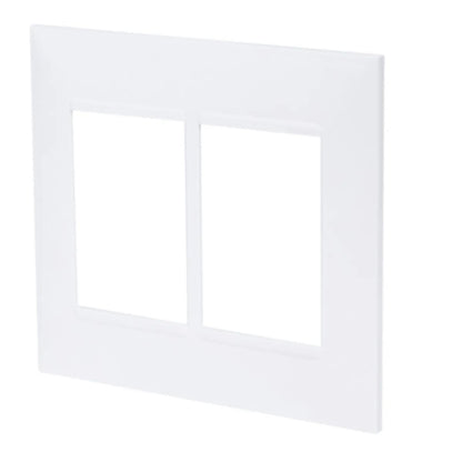 Placa 4x4 6P Branco 618516BC Plus+ Legrand