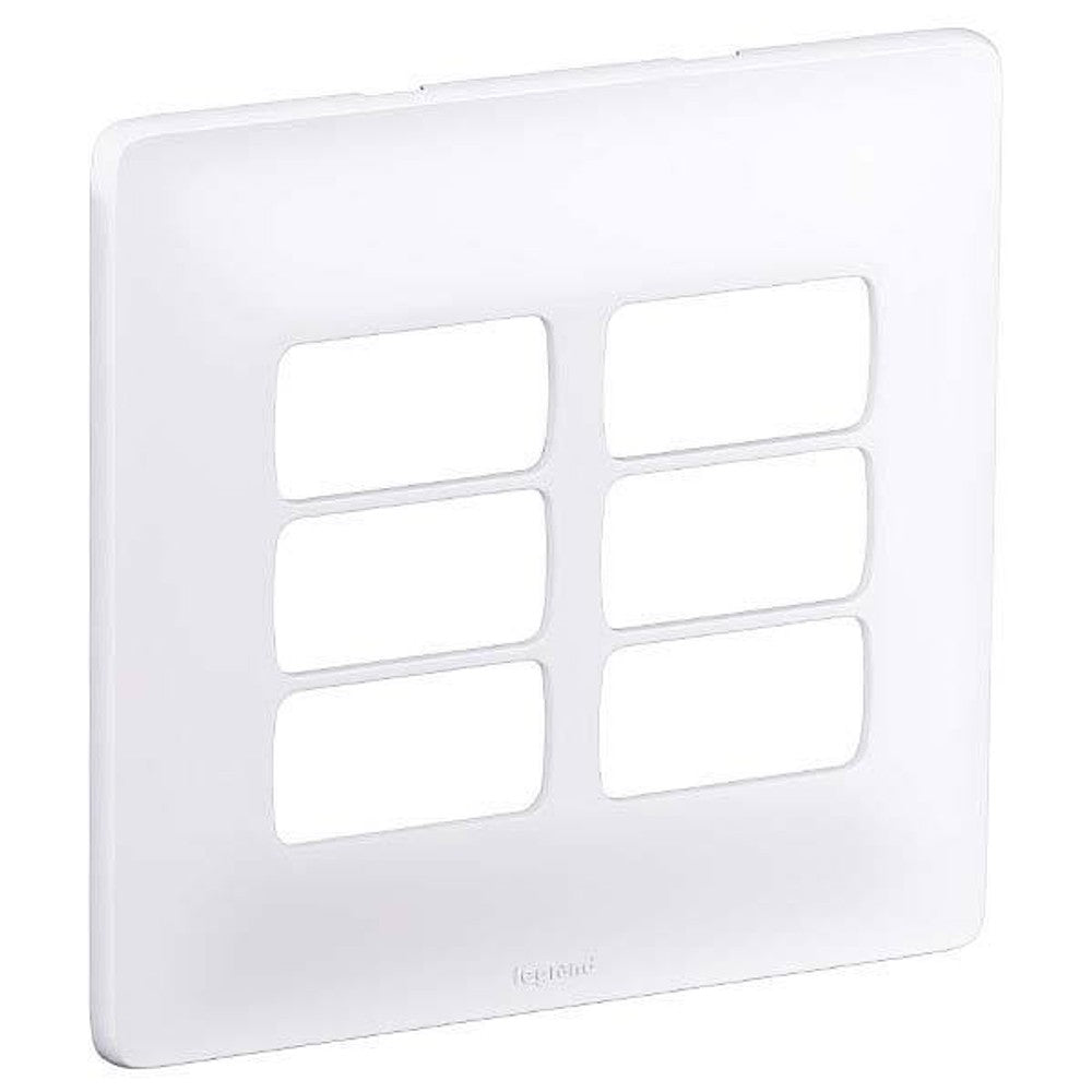 Placa 4x4 6P Juntos 680176 Zeffi* Legrand