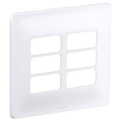 Placa 4x4 6P Juntos 680176 Zeffi* Legrand