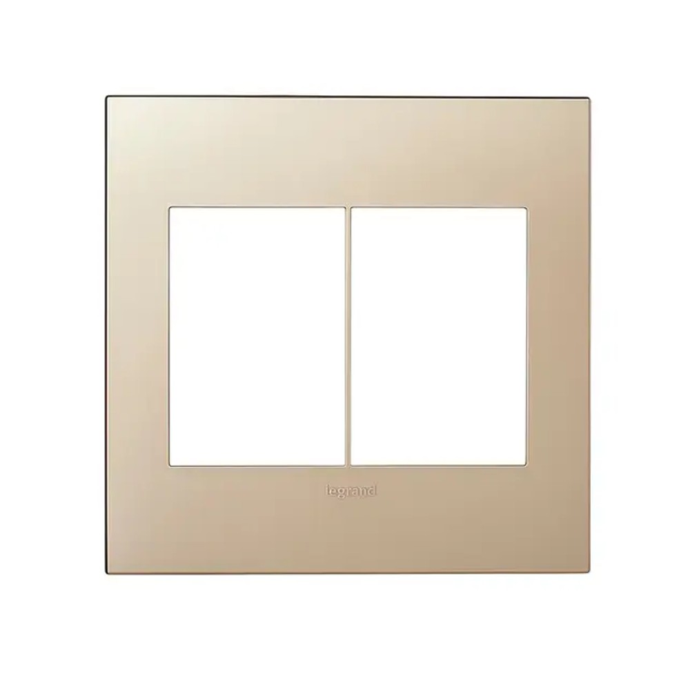 Placa 4x4 6P Qd Champagne 571508B Arteor Legrand