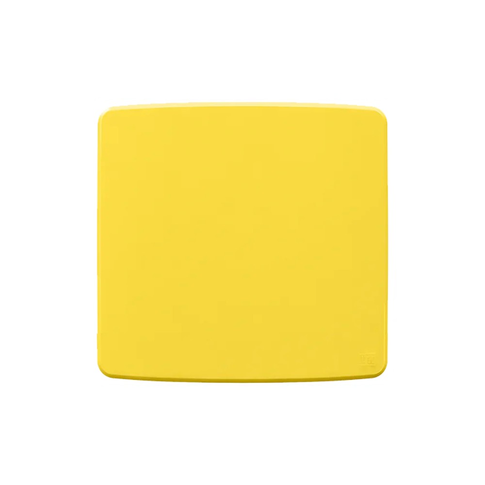 Placa 4x4 Cega Amarelo Composé WEG