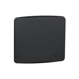 Placa 4x4 Cega com Suporte Grafite Miluz 77401