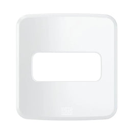 Placa para Móveis Quadrada 1 Posto Branco Composé WEG