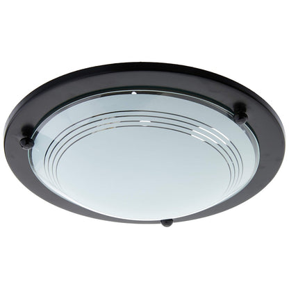 Plafon Attena 5112 Slim Pequeno 1xGU10 Preto