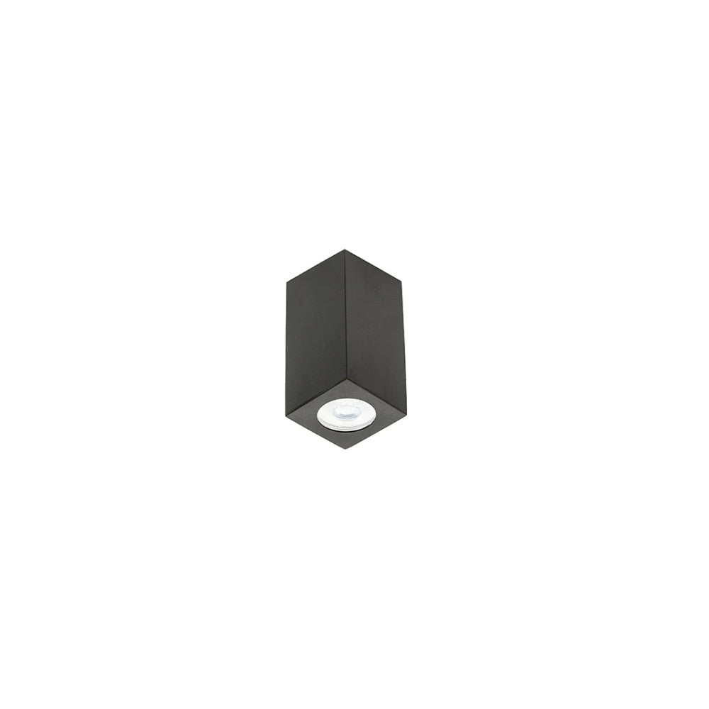 Plafon Ideal 662 Bold Quadrado 1xPAR20 Preto Fosco