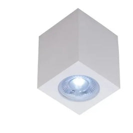 Plafon Ideal 663 Bold Quadrado 1xPAR30 Branco Branco Mate