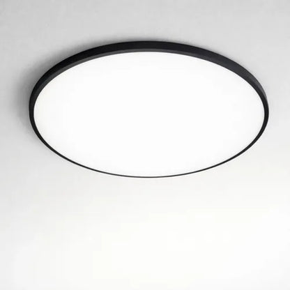 Plafon LED Hevvy Redondo 45W 3 Temperaturas 46cm Verona Preto
