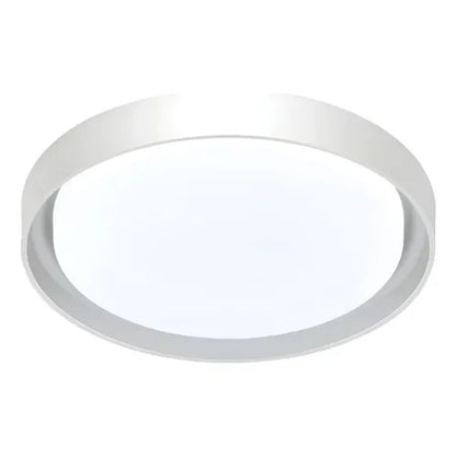 Plafon LED Hevvy Redondo 48W 3 Temperaturas 51cm Siena Branco/Branco