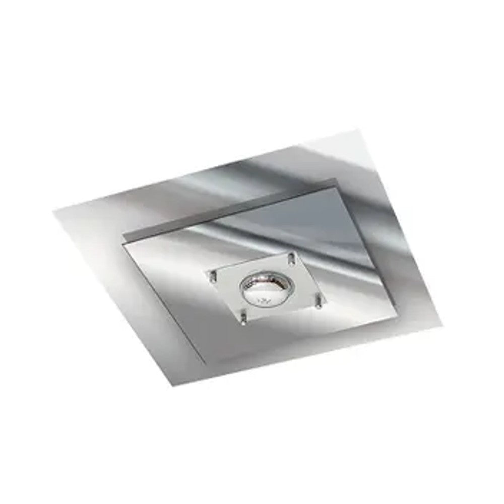 Plafon Plano PL146 Quadrado Espelhado 1 Lâmpada E27 28cm Nacional Iluminação