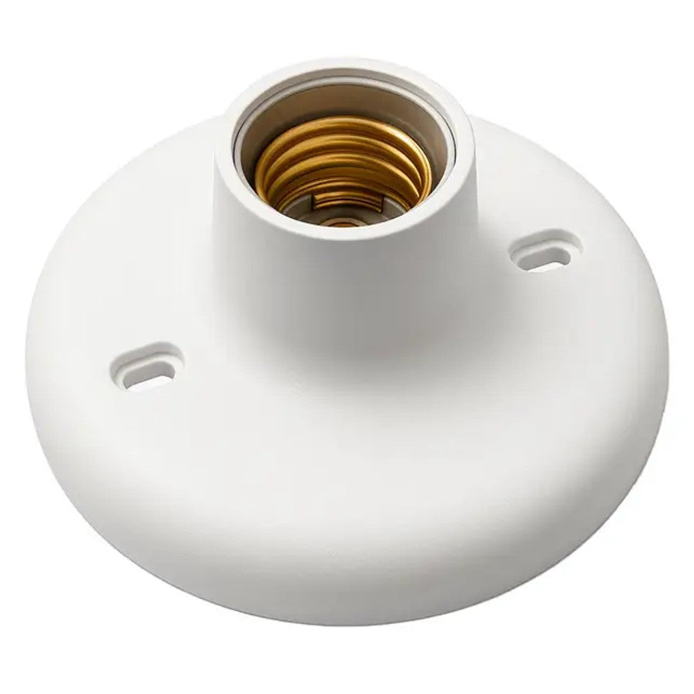 Plafon Teto E-27 Branco Receptáculo Porcelana Lalux
