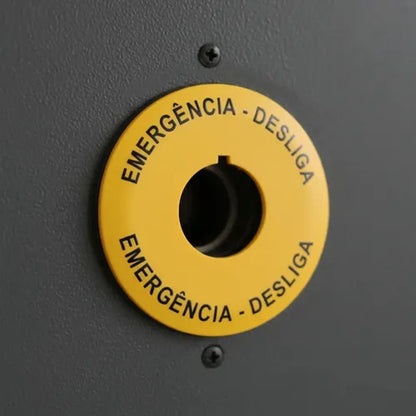 Plaqueta Liga/Desliga Amarela Emergência CSW APE WEG