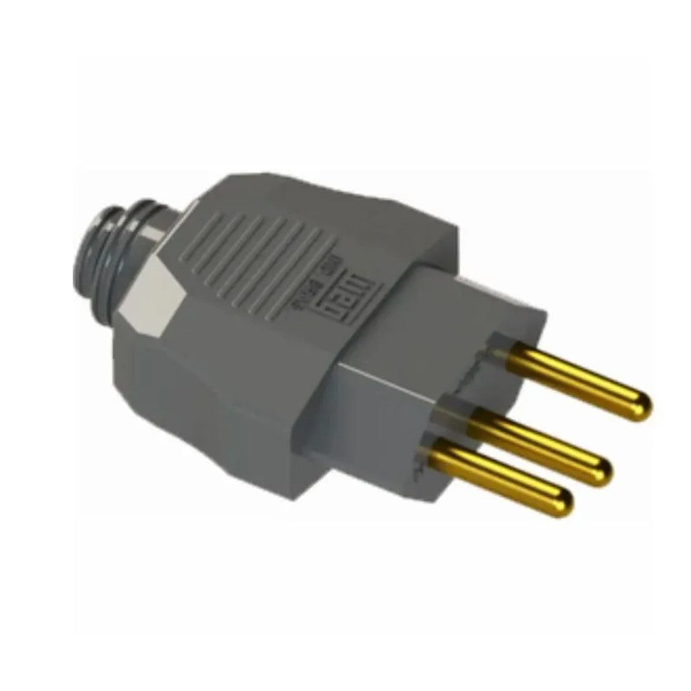 Plug Macho 2P T 20A 90º 250V Cinza 755 WEG