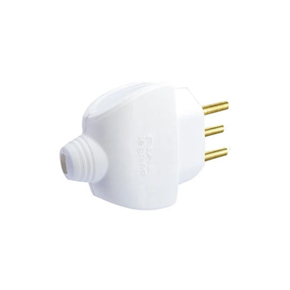 Plugue Macho 2P+T 10A Branco 615852 Pial Legrand