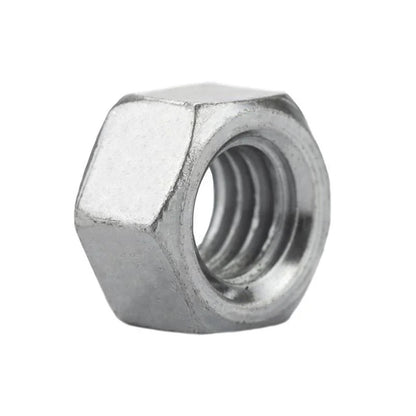 Porca 1/4 Sextavada Alta Chave 7/16 com 100 Peças