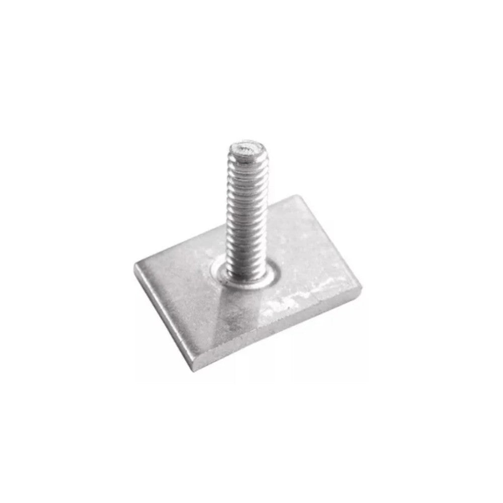 Porca Losangular 1/4 Com Pino Chave 16 Galvanizado Eletrolítico Para Perfilado
