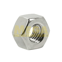 Porca Sextavada 1/4 Inox Chave 7/16 com 10 Peças Jomarca