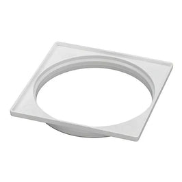 Porta Grelha Quadrada Branca 100mm Número 58 Krona