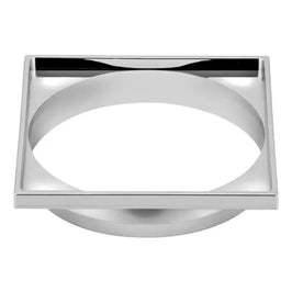 Porta Grelha Quadrado Cromado 100mm Número 60 Krona