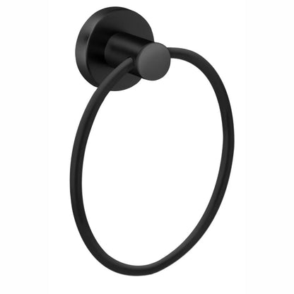 Porta Toalha Argola 17cm Pieno Grafite 0508.35