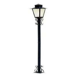 Poste Ideal Sphera 3 Lâmpadas E27 7cm 1,59m Preto