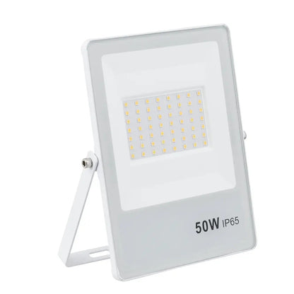 Projetor LED 50W 3000K Branco Alumínio IP65 Gaya