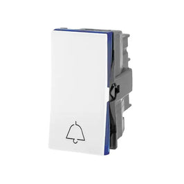 Pulsador Campainha Módulo 2A B Aut Branco 611012BC Plus+ Legrand